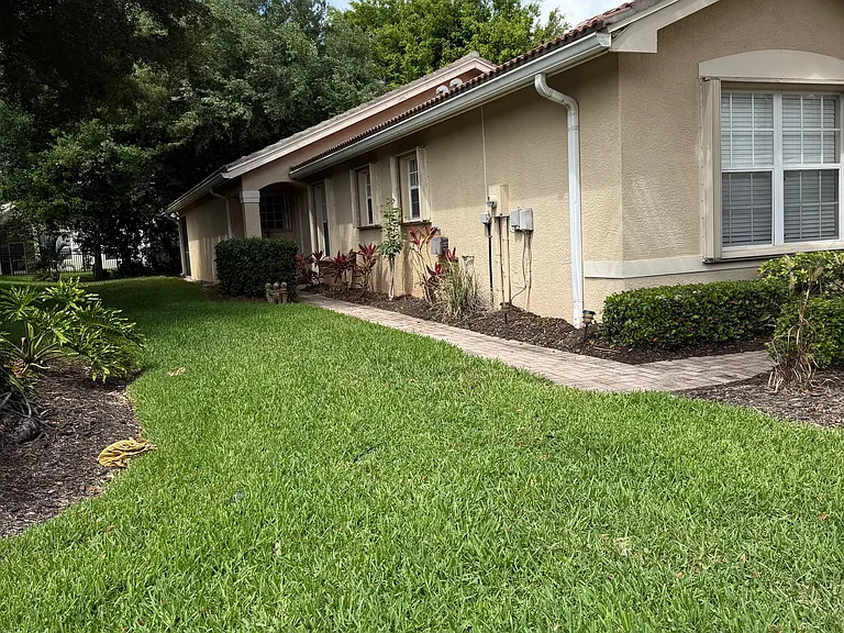 Flat Sidewalk side entrance - no step entrance