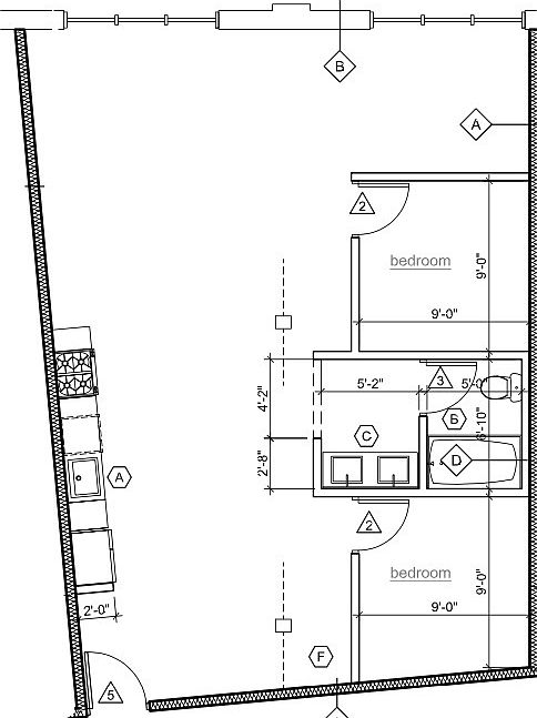 Unit 423 Floor plan