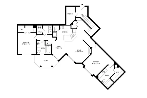 Floor plan Kit Carson