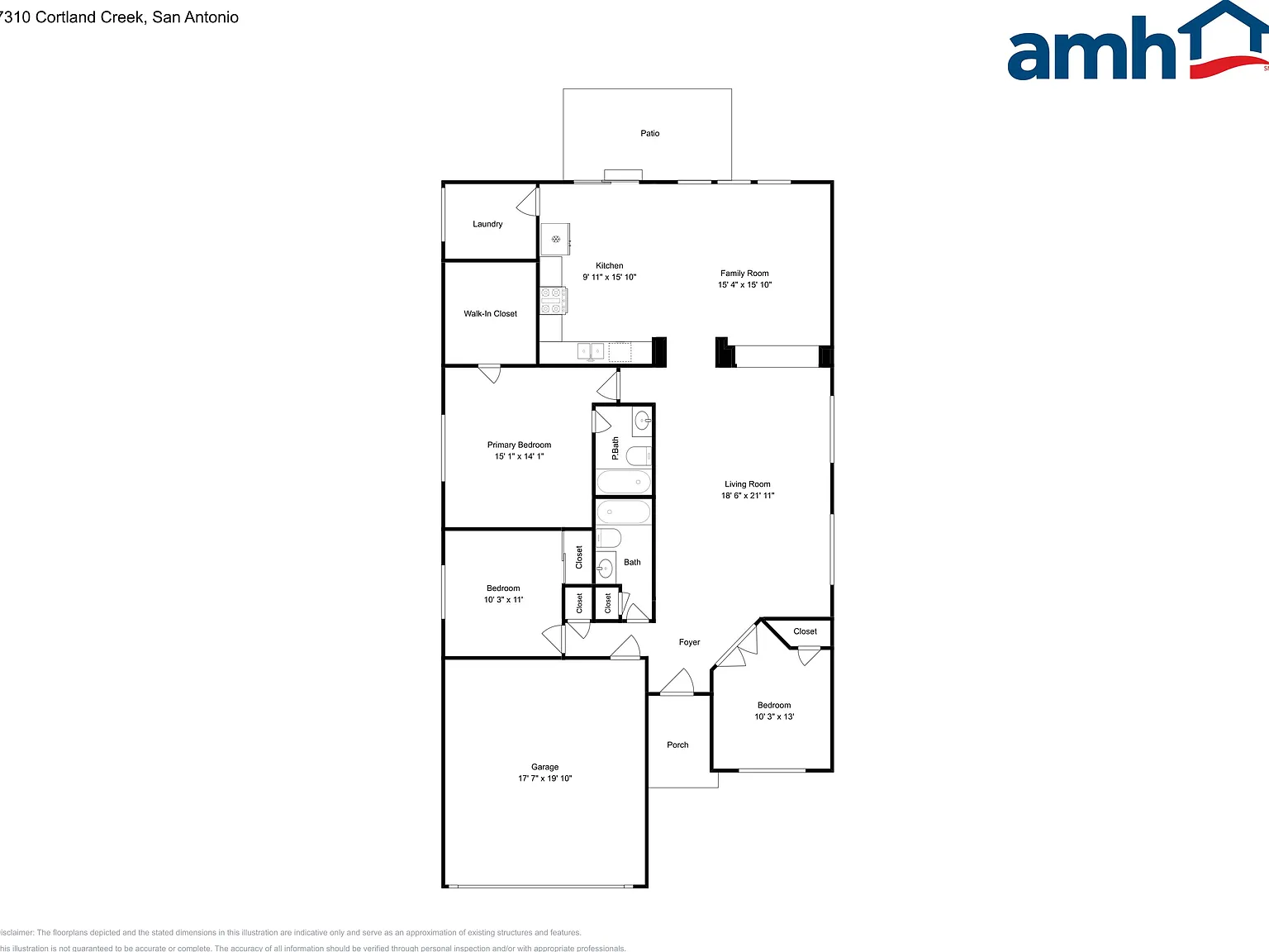 3 bed, 2.0 bath, 1633 sqft, $1,625 — Photo 2