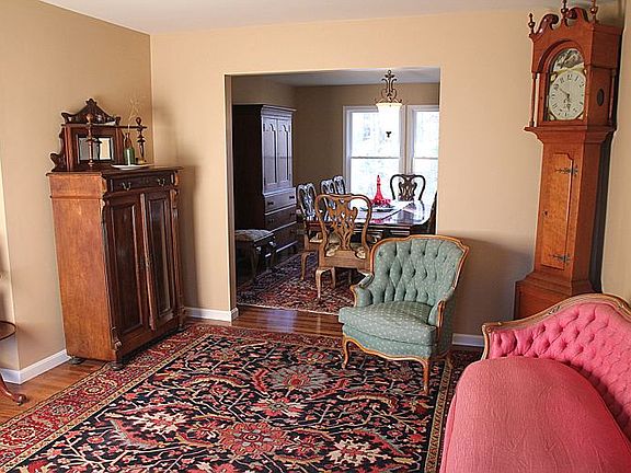 Living Room Opens to Dining