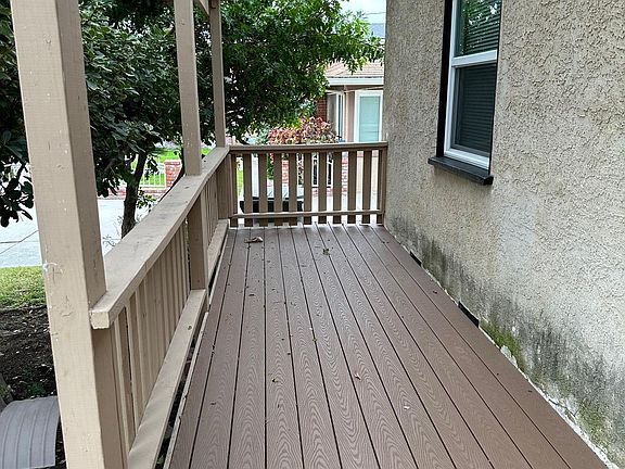 Front deck area
