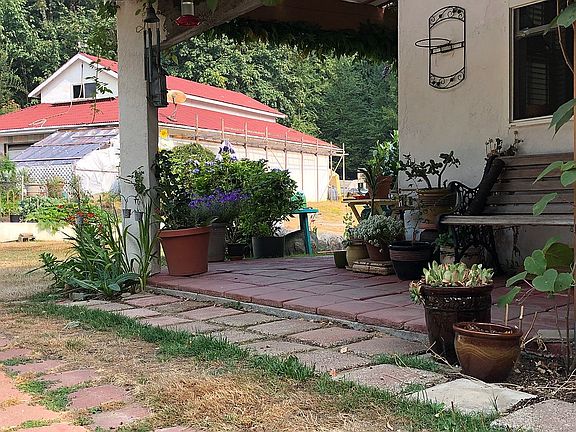 View of 38x64’ garage