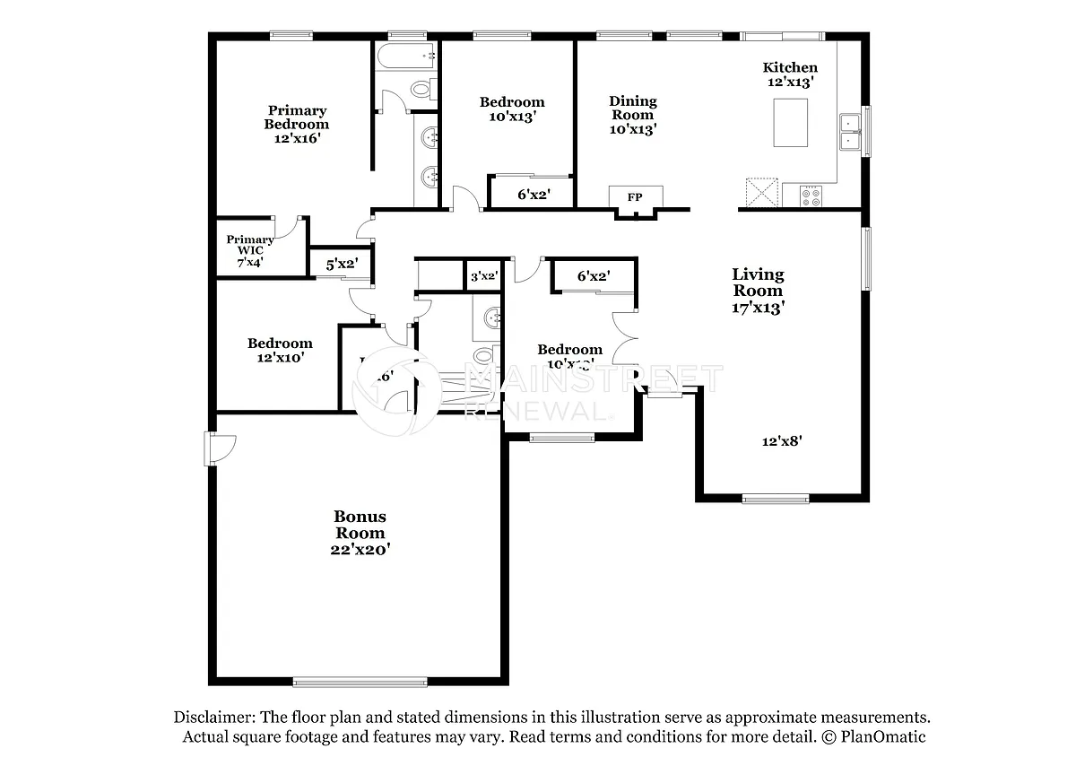 Floor Plan - 8505 W Windsor Ave