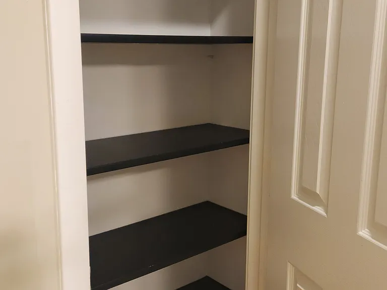 Smaller bathroom closet
