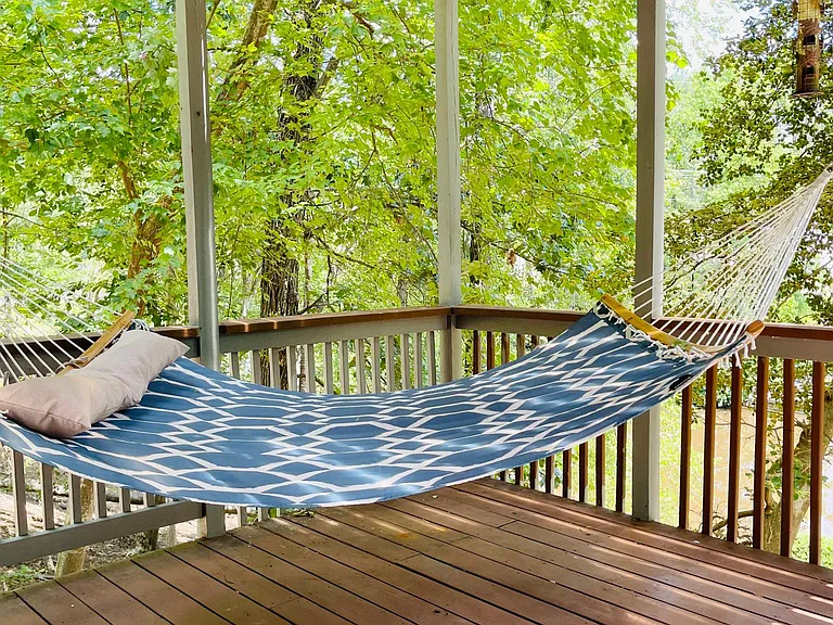 hammock just outside butterfly suite
