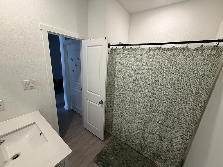 Front full size bathroom