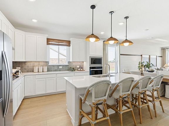 Abundant cabinet space in kitchen