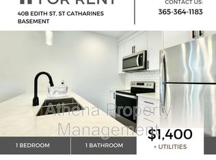 40B Edith St #BASEMENT, Saint Catharines, ON L2S2P7