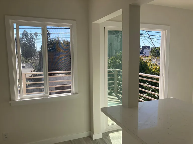 Door to big beautiful south facing balcony