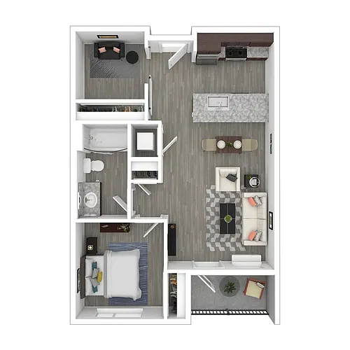 Floor plan A4 + Den