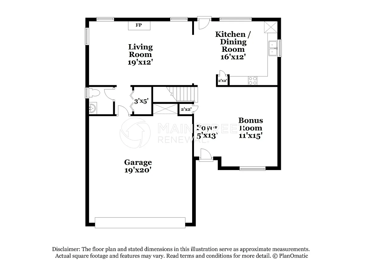 Floor Plan - 3304 Braefield Dr