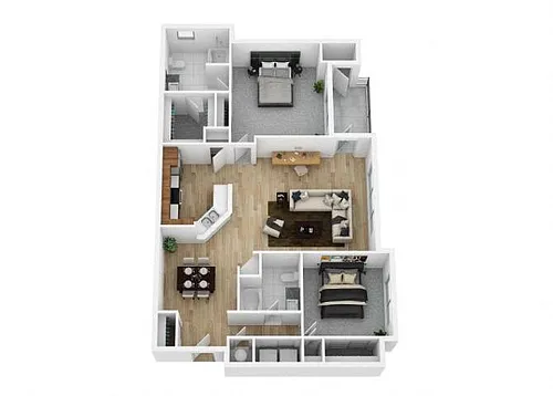 Floor plan Dogwood - Renovated