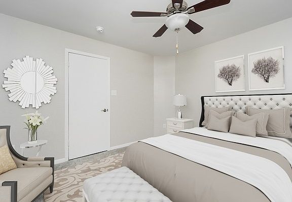 Large Bedrooms with Walk-In Closets