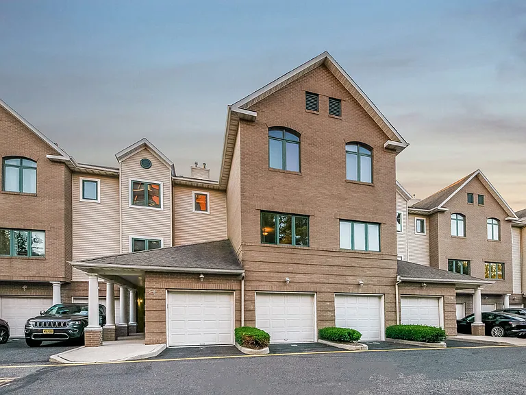 Townhomes feature attached garages