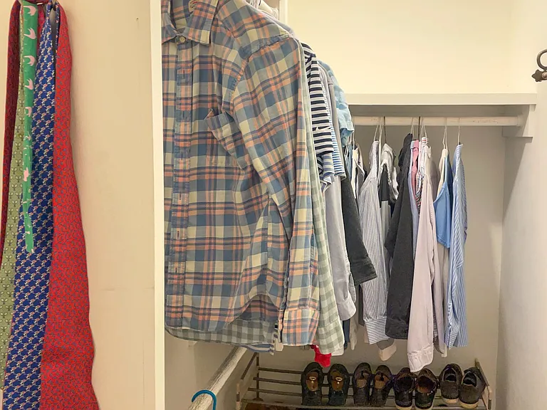 Master walk-in closet