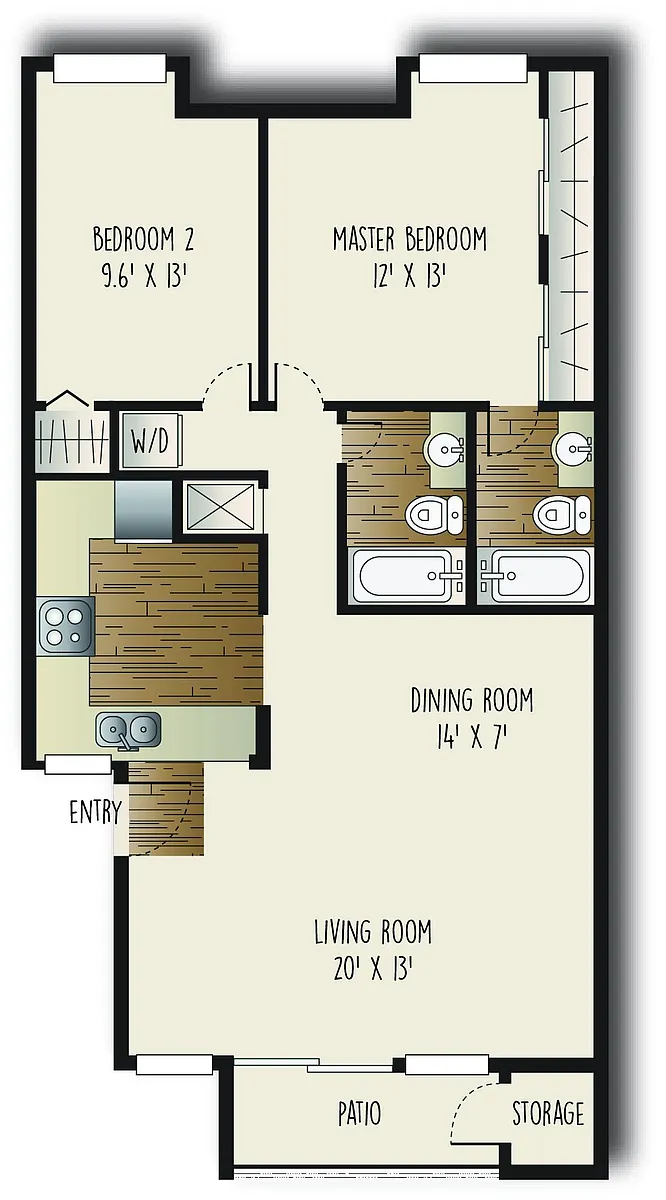 Floor plan Clarkson