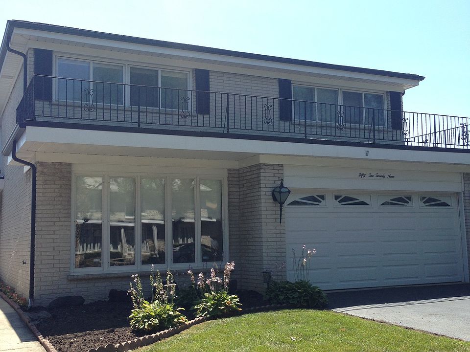 Front of solid brick house