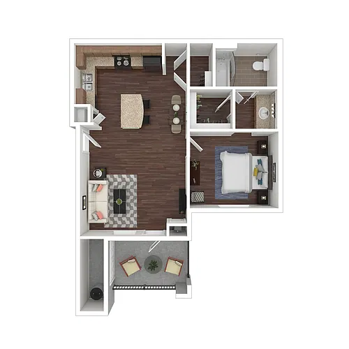 Floor plan 1 Bedroom