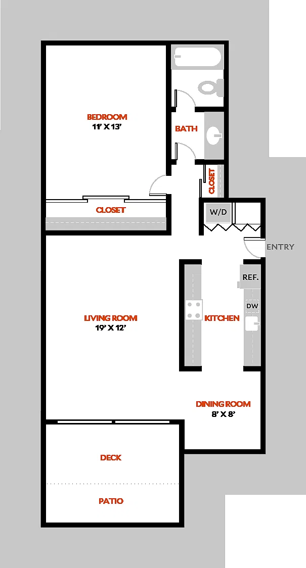 Floor plan Plan 1A