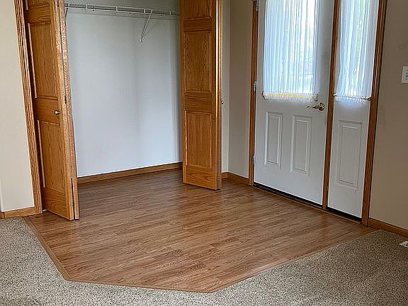 Coat closet by front door