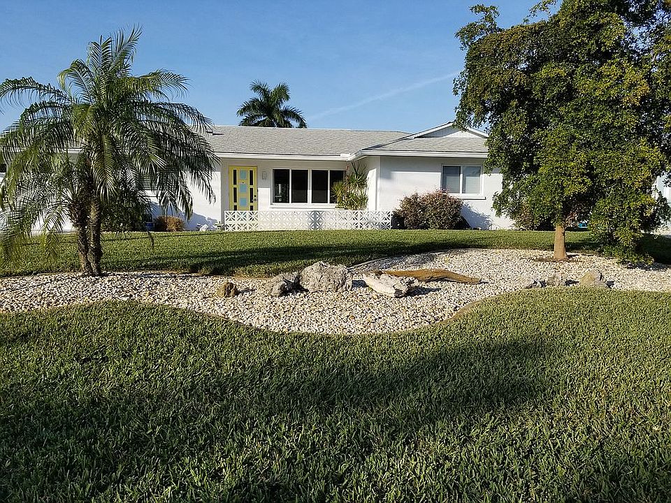 Manicured yard
