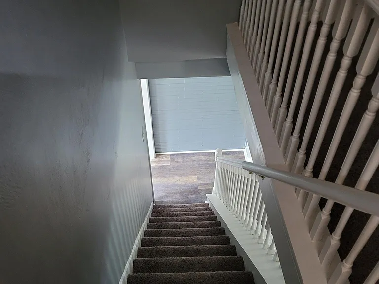 Staircase to the second level