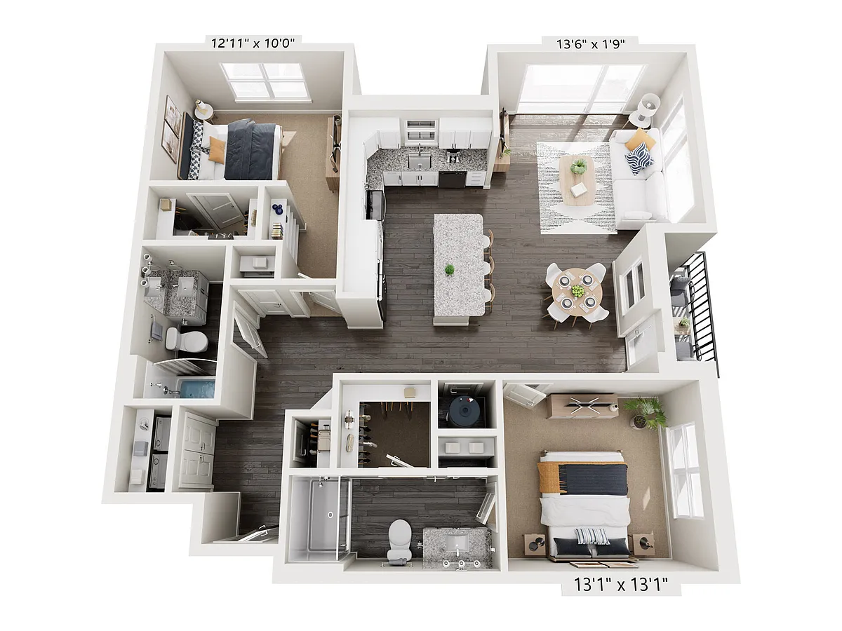 Floor plan B2b