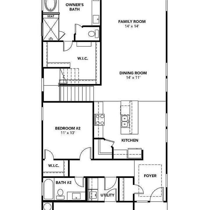 Rio Grande First Floor Plan