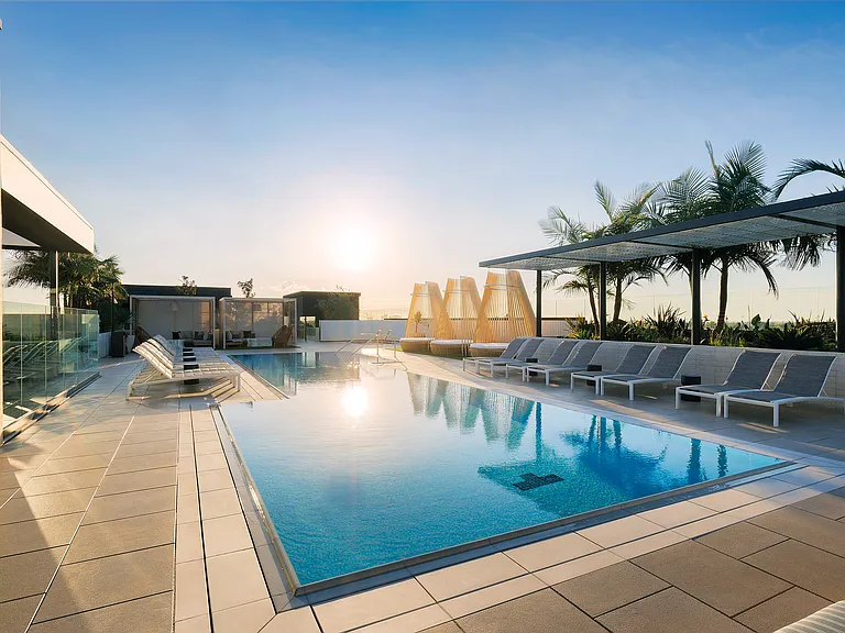The Rooftop Sunset Pool Deck