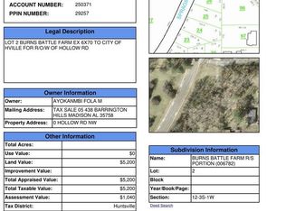 Hollow Rd NW, Huntsville, AL 35810