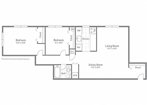 Floor plan The Carlyle