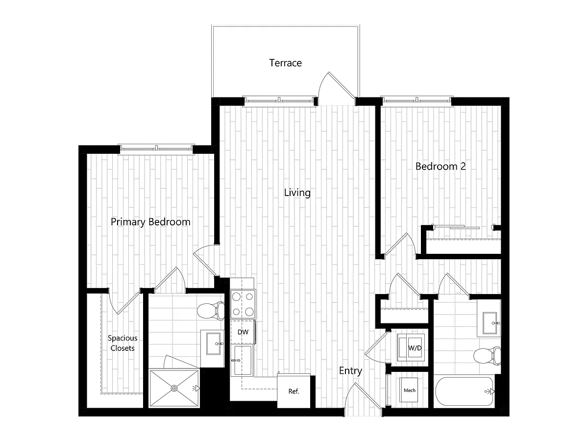 Floor plan B6