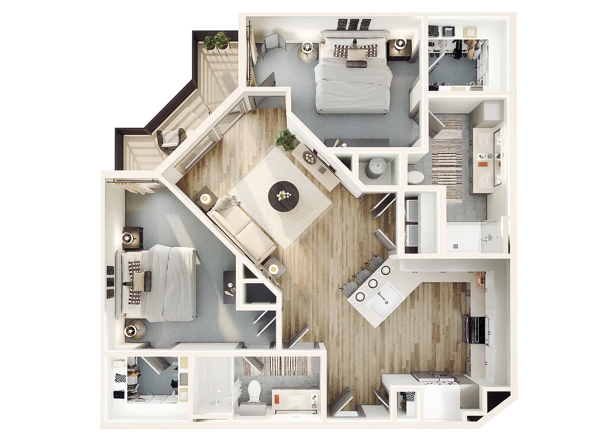 Floor plan B2
