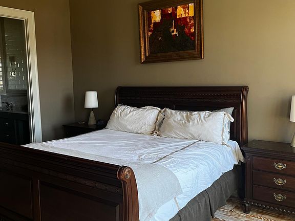 Spacious master with huge walk-in closet