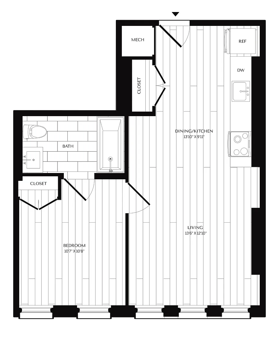 Floor plan Senior Housing A13