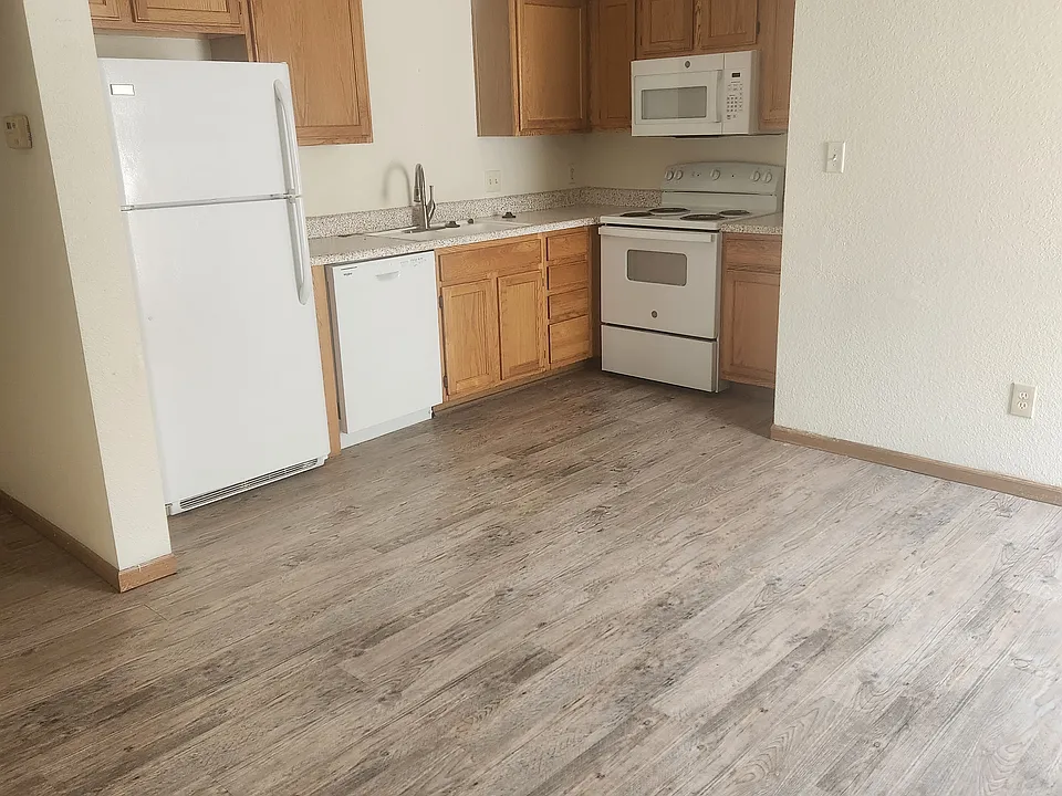 kitchen with new appliances