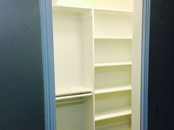 Custom shelving in all rooms