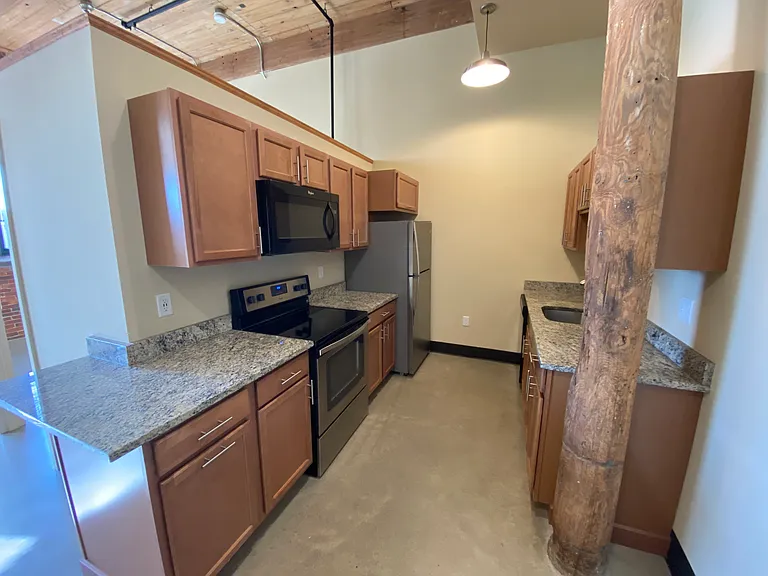 1 BR and 2 BR kitchen layout