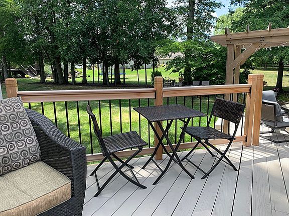 Fresh paint & new deck rails