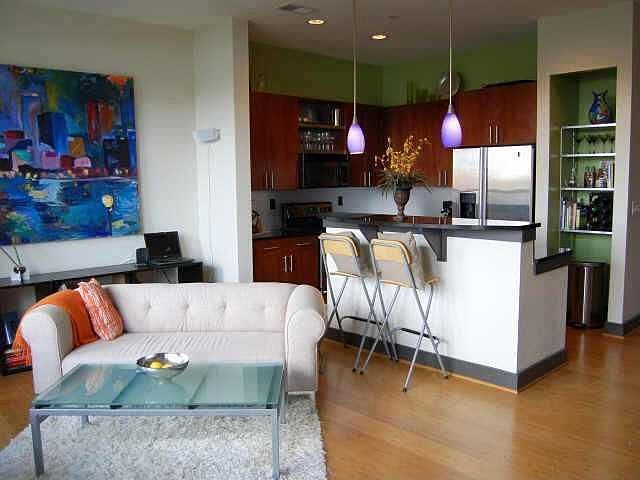 Gourment Kitchen Opening to Living Room