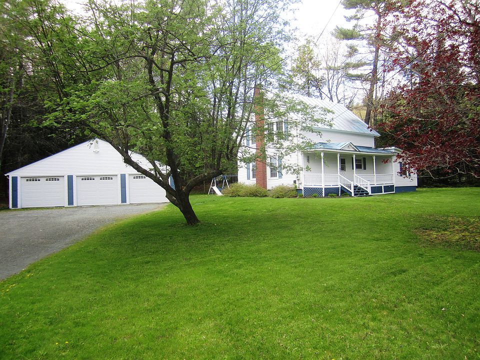 house and garage