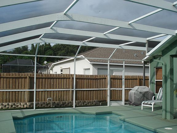 lanai and pool