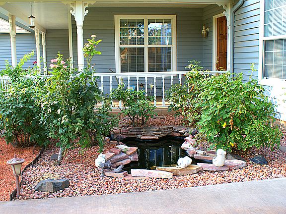 Built in Pond With Fish