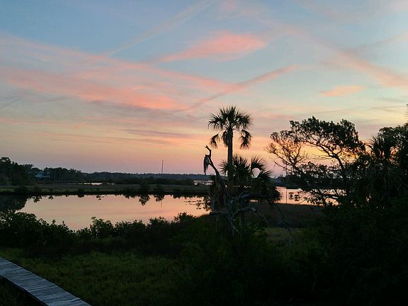 Sunrise from deck