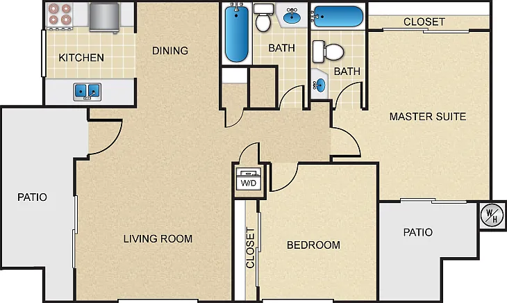 Plan B Floorplan Diagram