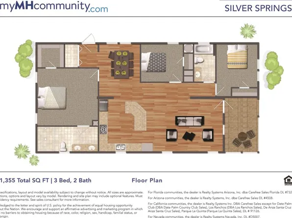 Silver Springs Plan, Oak Bend