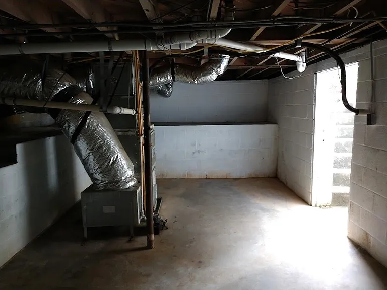 Basement Storage and Central HVAC