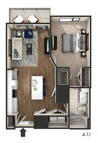 Floor plan Quarton