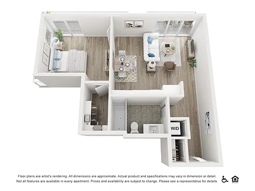 Floor plan LC-1x1
